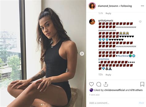 Chris Brown Flirts On Instagram Amid Ammika Harris Pregnancy Reports Hollywood Life