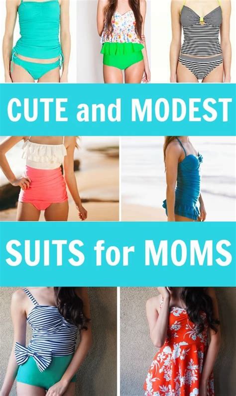 Super Cute And Modest Bathing Suits For Moms Modest Bathing Suit Mom