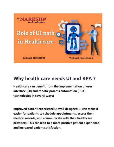 Ppt Why Health Care Needs Ui And Rpa Powerpoint Presentation Free