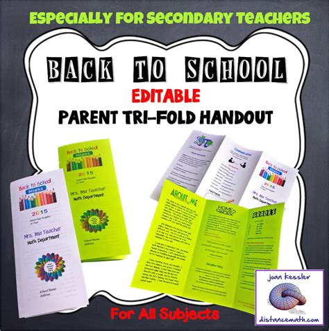 Parent Brochure Templates Williamson