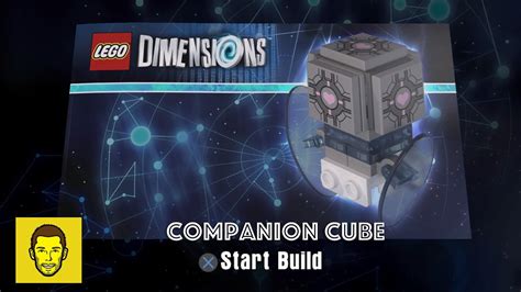 Lego Dimensions Companion Cube Build Instructions Youtube
