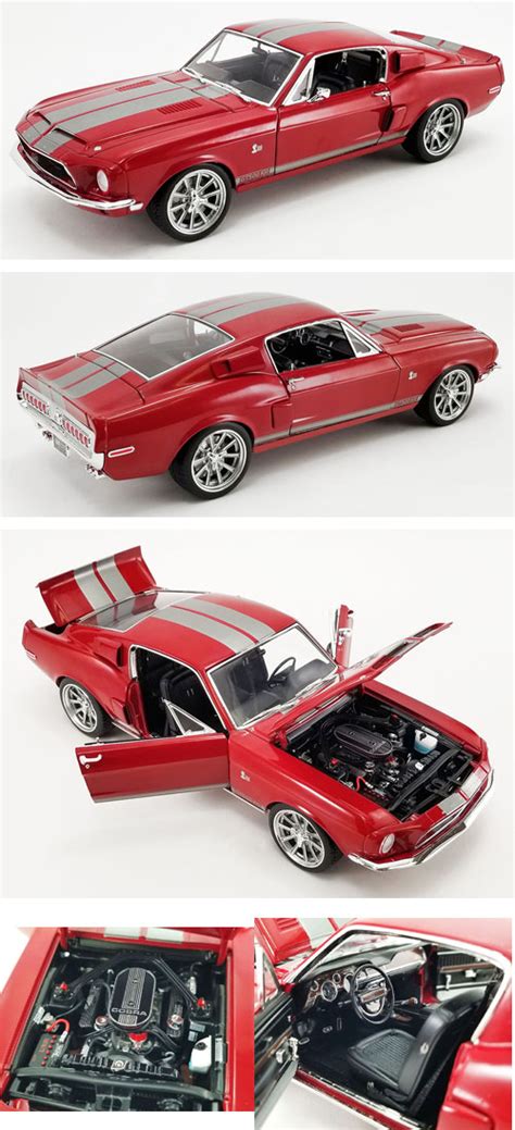 1968 Ford Mustang Shelby Gt500 Kr Restomod Details Diecast Cars