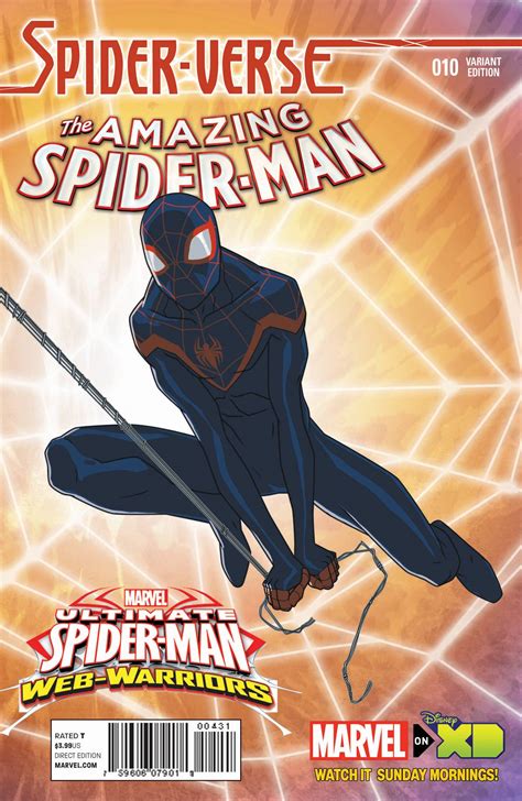 The Amazing Spider Man 10 Marvel Animation Spider Verse Cover