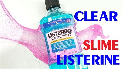 Maybe you would like to learn more about one of these? Clear Slime Listerine!! How To Make Clear Slime With Listerine Without Borax, Shampoo! Easy ...