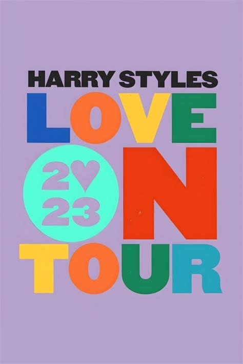Buy Harry Styles Love On Tour Poster 2023 Digital Download Hslot Online In India Etsy In 2023