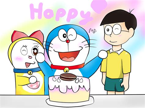 Happy Birthday Doraemon By Celeslun03 On Deviantart