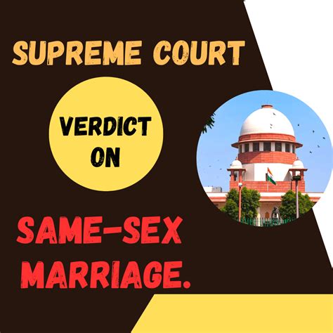 Supreme Court Of India On Same Sex Marriage Legal Atom