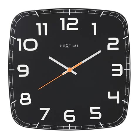Buy Classy Wall Clock Square Black Online Purely Wall Clocks