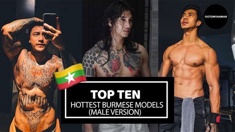 Top 10 Hottest Myanmar Male Models Ootdmyanmar Big Win Sports