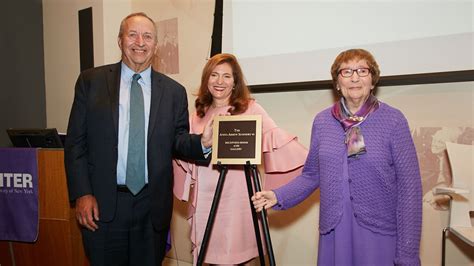 Renowned Economist Anita Summers 45 Honored At Roosevelt House Hunter College