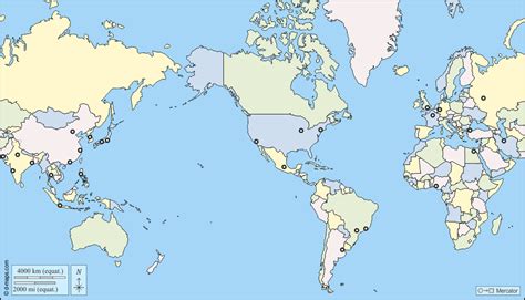 Planisphère Monde Amériques Carte Géographique Gratuite Carte