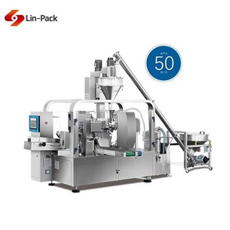 Automatic Premix Flour Powder Rotary Food Doypack Pouch Packing Filling Machine China