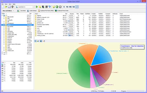 Folder Size Review Free Tool Shows The Distribution Of Your Disk Space