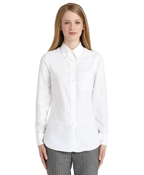 Lyst Brooks Brothers Oxford Button Down Shirt In White