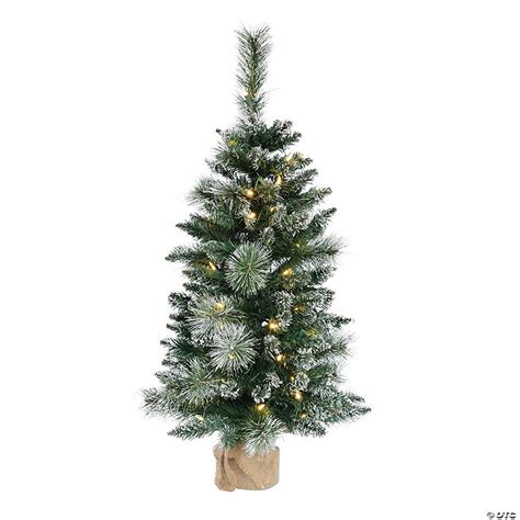 Vickerman 3 Snow Tipped Mixed Pine And Berry Christmas Tree With Warm