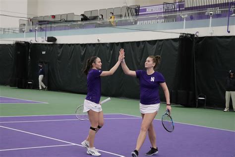Northwestern Women’s Tennis Splits Pair Of Weekend Conference Matches