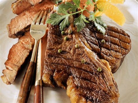 Use a combo grilling method for a combo steak: Grilled T-bone steaks Recipe | EatSmarter