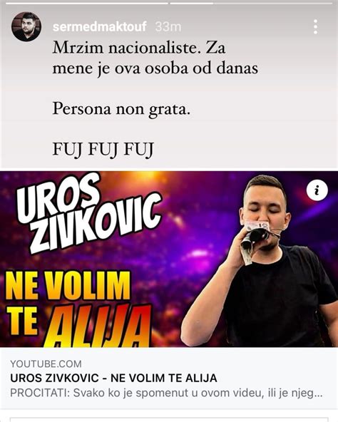 Skandalozno Uroš Živković Folker Iz Srbije Pjevao Pjesmu Ne Volim Te