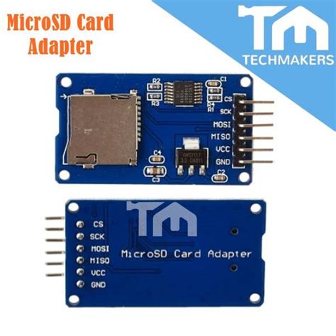 Microsd Card Adapter Module With Spi Interface For Arduino Diy Micro Sd