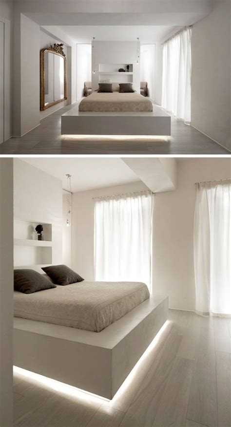 9 Bedrooms With Beds That Feature Hidden Lighting A Strip Of Led