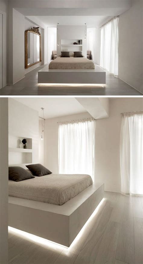 Bedroom lighting ideas & inspiration. 9 Bedrooms With Beds That Feature Hidden Lighting // A ...