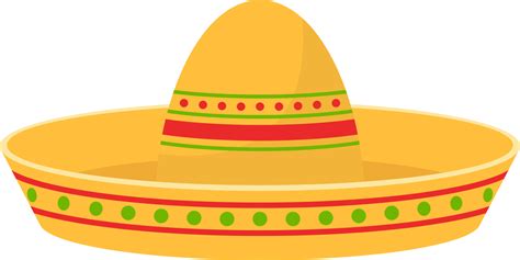Mexican Hat Clipart Design Illustration 9380275 Png