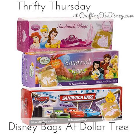 Thrifty Thursday Disney Themed Bags At Dollar Tree Disney Friends