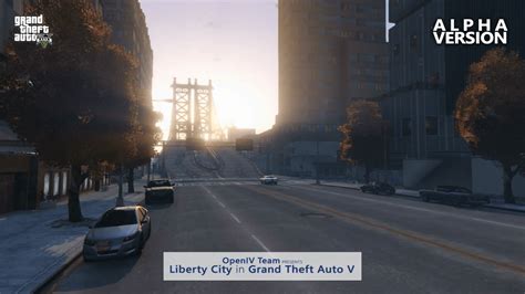 Grand Theft Auto V Open Iv Liberty City Mod Gets Some