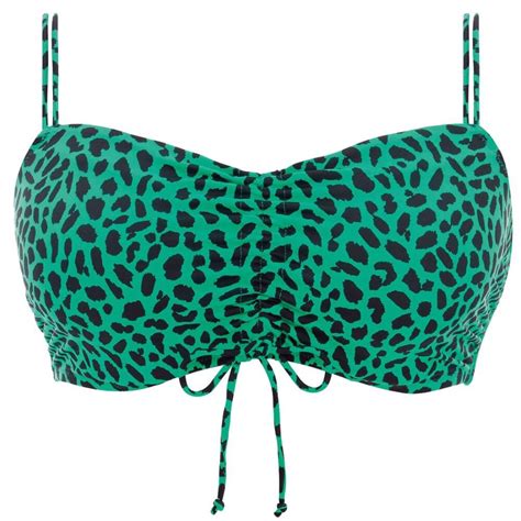 Freya Swim Zanzibar Underwired Bralette Bikini Top Jade Curvy Bras