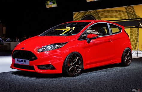 Race Red Ford Fiesta