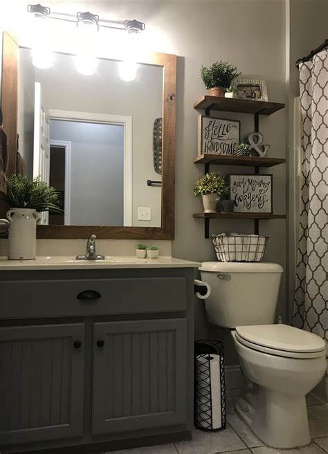The bathroom is truly one of the most important rooms in the house. Guest Bathroom decor | Small bathroom decor, Guest ...