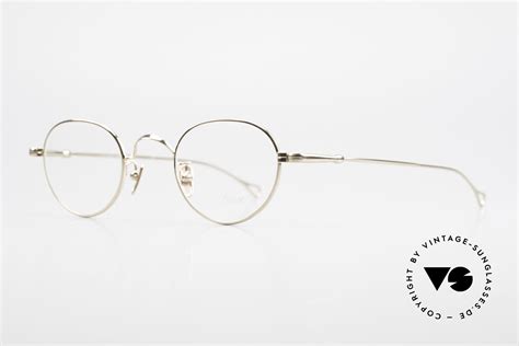 glasses lunor v 107 panto eyeglasses gold plated