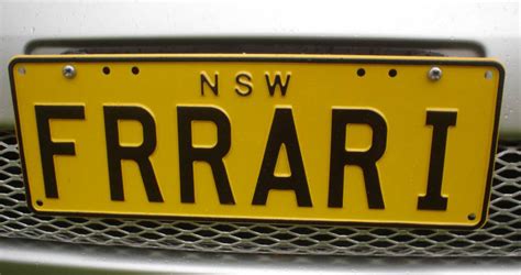 Selling A Nsw Number Plate Au