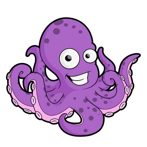 Cartoon Octopus Clipart Kid Clipartix