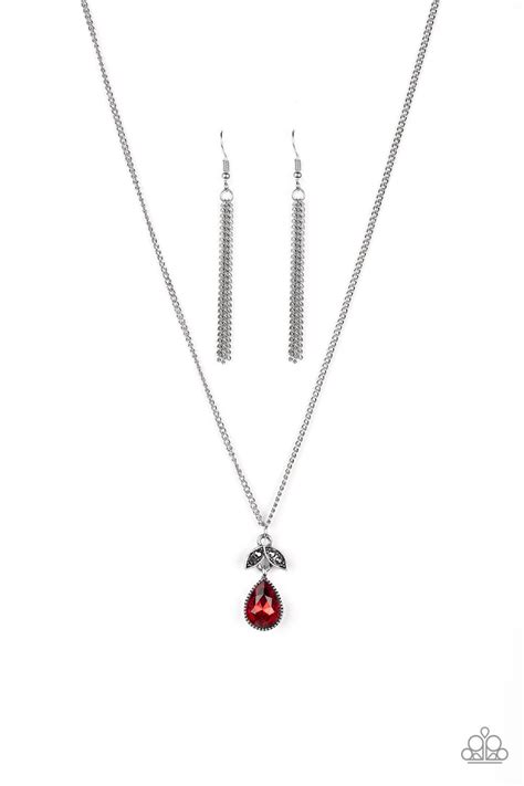 Nice To Meet You Red Necklace Set 💞only 5💞 No Nickel No Lead