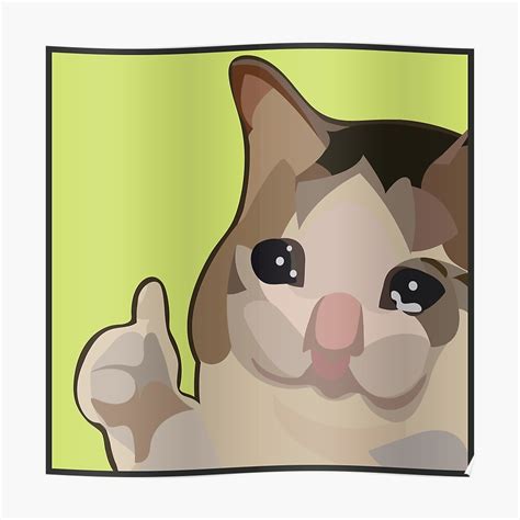 89 Thumbs Up Emoji Crying Cat Meme
