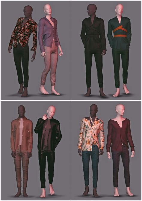 Mens Collection Plazasims On Patreon In 2020 Sims 4 Sims 4 Mods