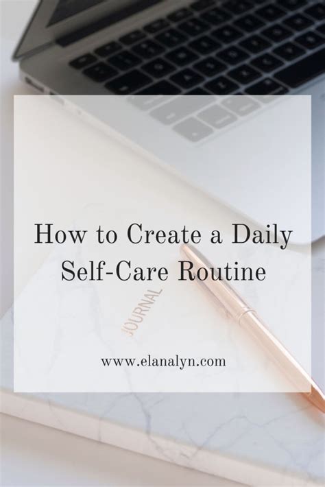 10 Ways To Create A Daily Self Care Routine