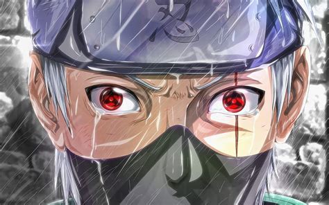 Kakashi Hatake Battle Naruto Characters Artwork