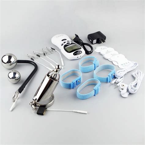 Electro Lockdown Estim Male Chastity Cage Adult Game Play Set Tens