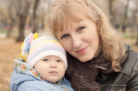 Mom And Baby In Park Stock Photo Image Of Infant Lifestyle 22431184