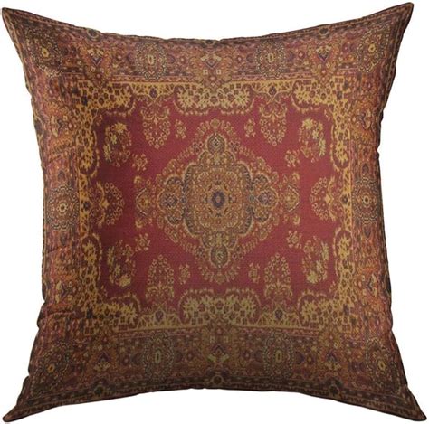 Mugod Decorative Throw Pillow Cover For Couch Sofared Oriental Persian