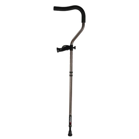 Millennial Medical In Motion Pro Short Underarm Crutches Charcoal
