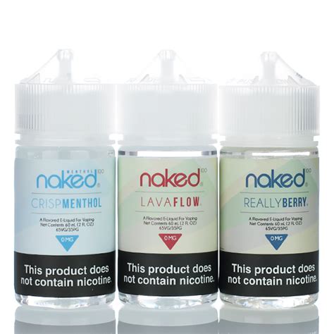 naked 100 no nicotine vape juice 60ml 0mg