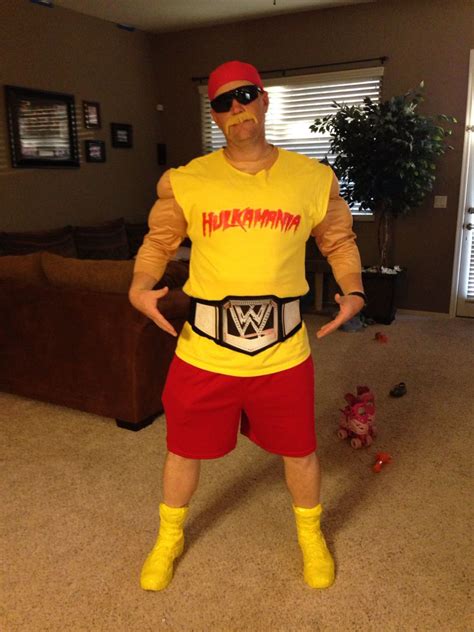 diy hulk hogan wrestler costume