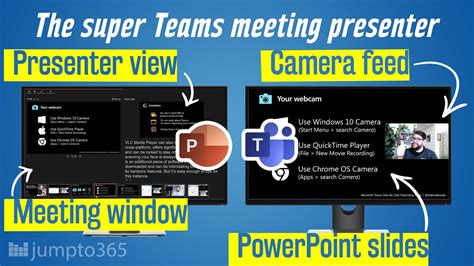 How To See Powerpoint Presenter View When Sharing Your Slides And Video