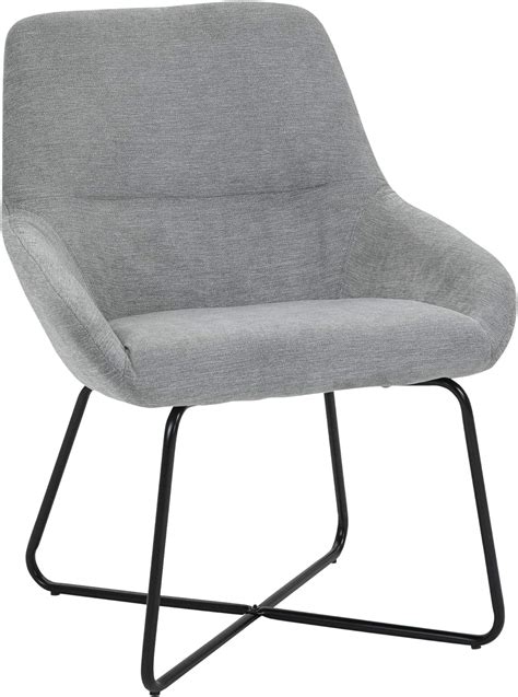 Homcom Modern Accent Chair Leisure Fabric Mid Back Chair