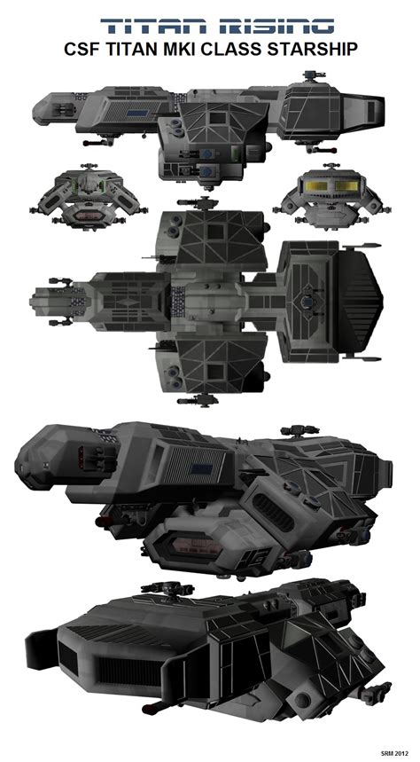 Starship Csf Titan Class Starship Mk1 Star Frontiers