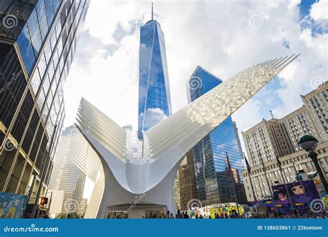 World Trade Center Station Path In Manhattan In New York City Usa