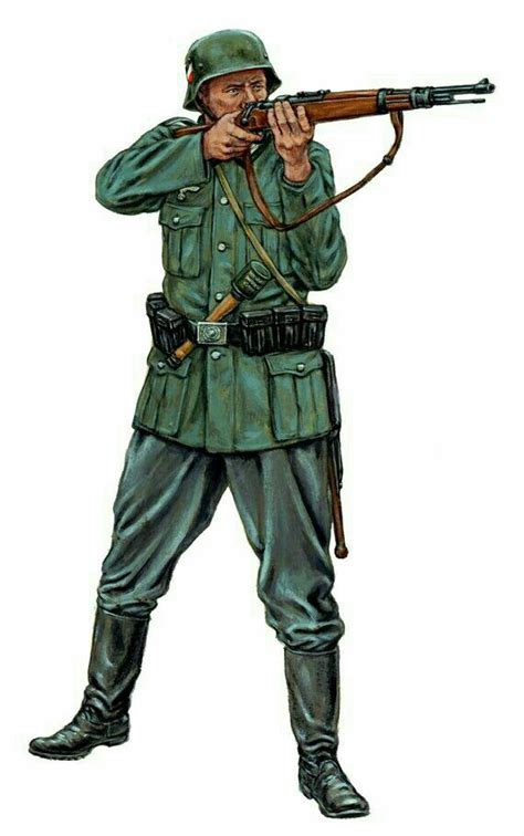German Rifleman WWII Pin By Paolo Marzioli Ww2 Uniforms German